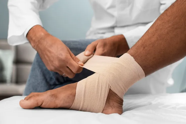 Ankle sprain physiotherapy treatment in Patna