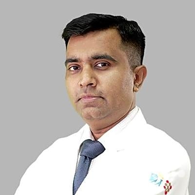 Portrait of Dr. Amit Raj, speech and language therapist