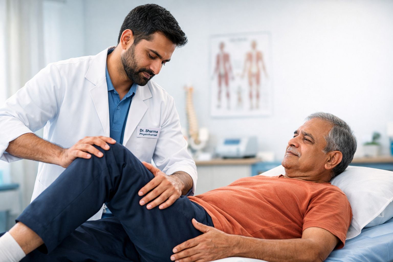 Physiotherapy treatment session in Patna for pain relief and rehabilitation